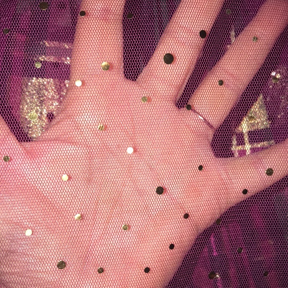 Girl’s Holiday Velvet Iridescent Dress - Picture 6 of 12